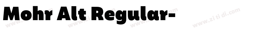 Mohr Alt Regular字体转换 Mohr Alt Regular字体转换